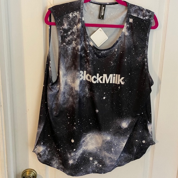 Blackmilk Other - BlackMilk Black Galaxy Active Tank Top 💚